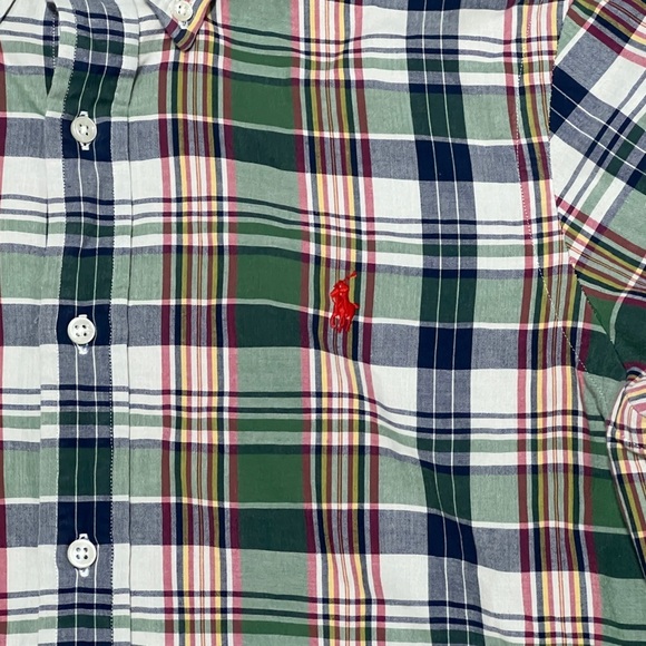 Polo Ralph Lauren Shirt Plaid Long Sleeve Button Down Shirt Mens - Picture 3 of 6